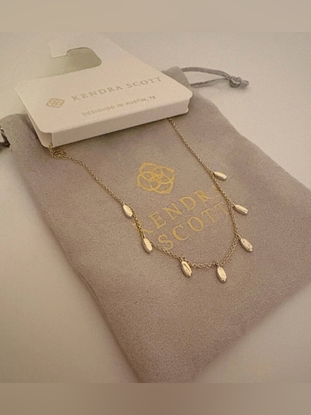 Kendra Scott Multi Dangle Charm Necklace NWT
